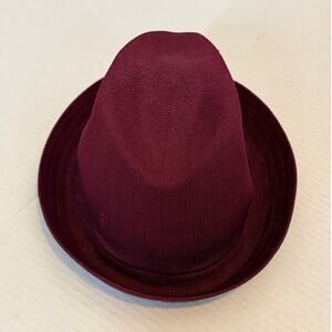 Men's Kangol Burgundy Tropic Player Breathable Polyester Blend Hat Size Small